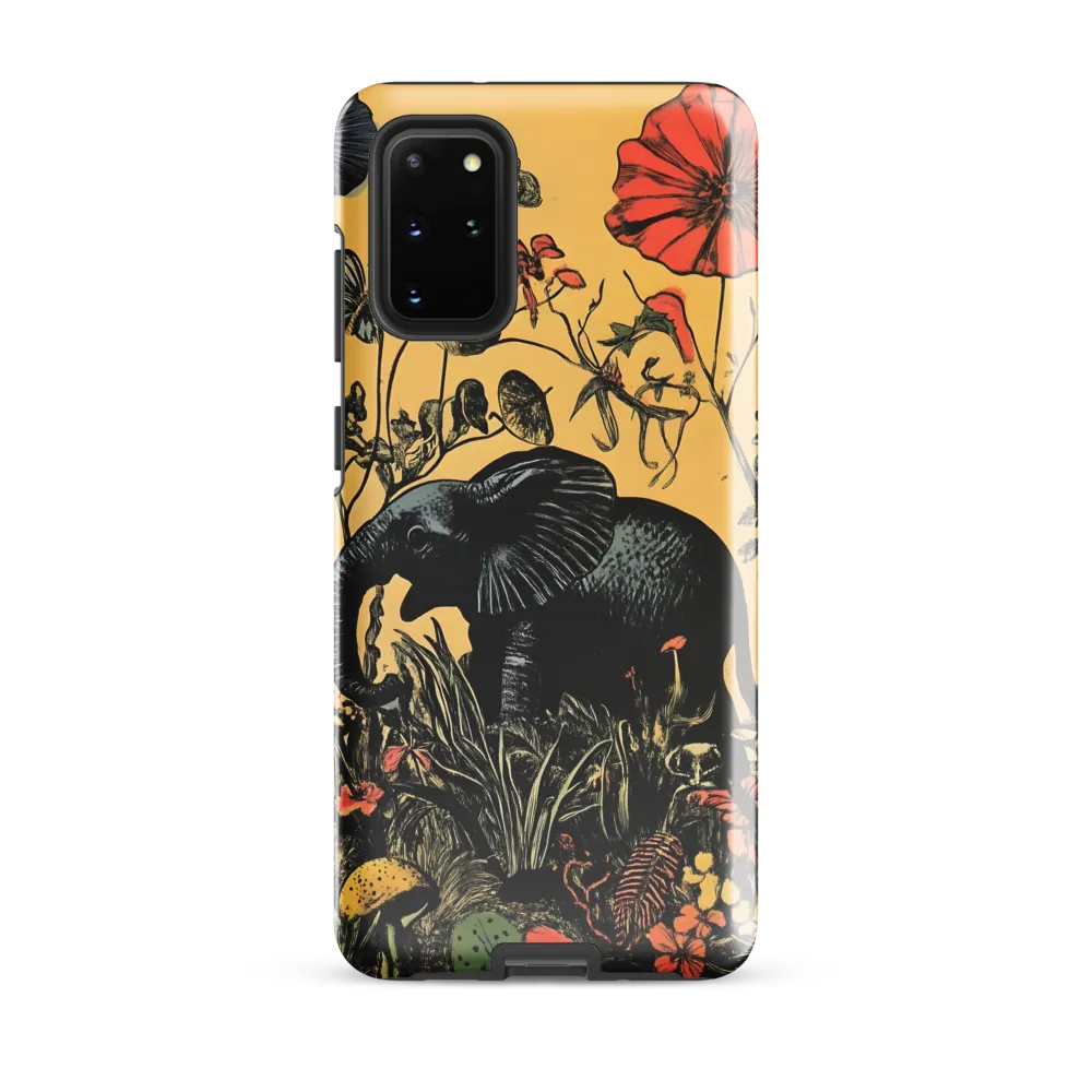Floral Majesty: The Elephant's Sanctuary