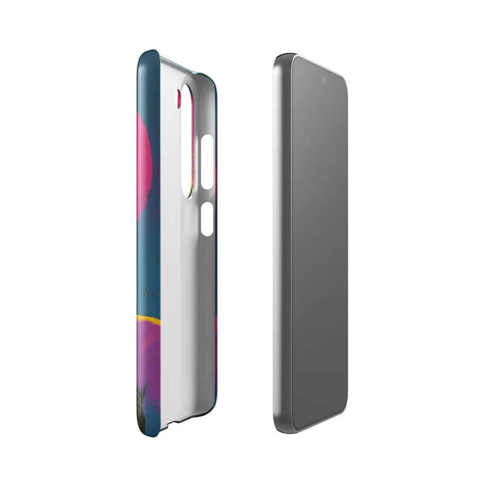Neon Dreams: Portrait of a Modern Muse | Phone Case |  S23 | Snap Case | Glossy