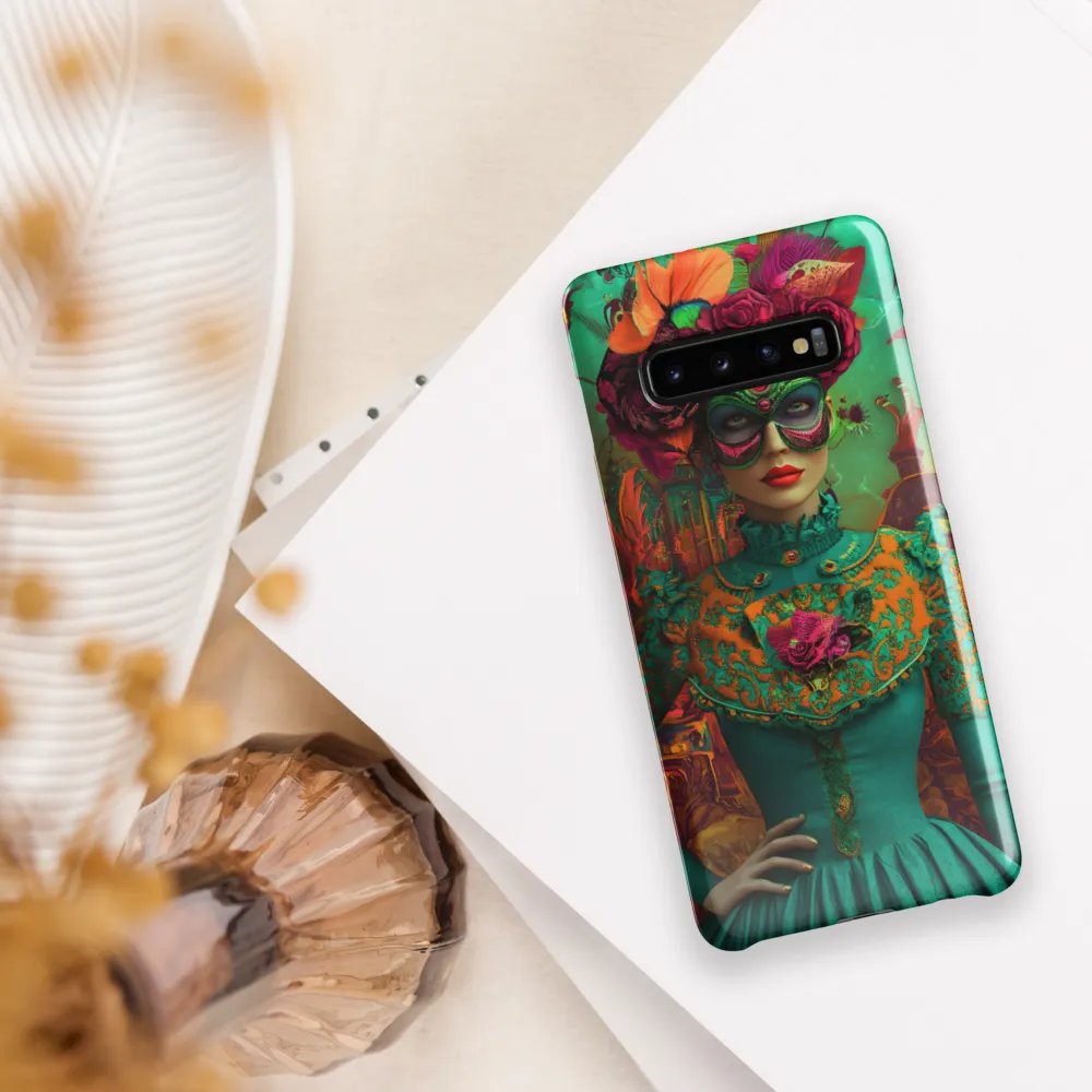 Enchanted Elegance: A Portrait of Mystique | Phone Case |  S10 Plus | Snap Case | Glossy