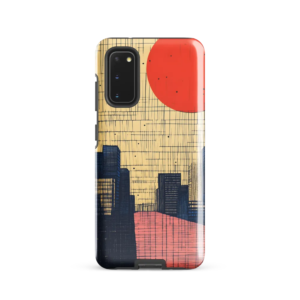 Urban Echoes: A Minimalist Cityscape