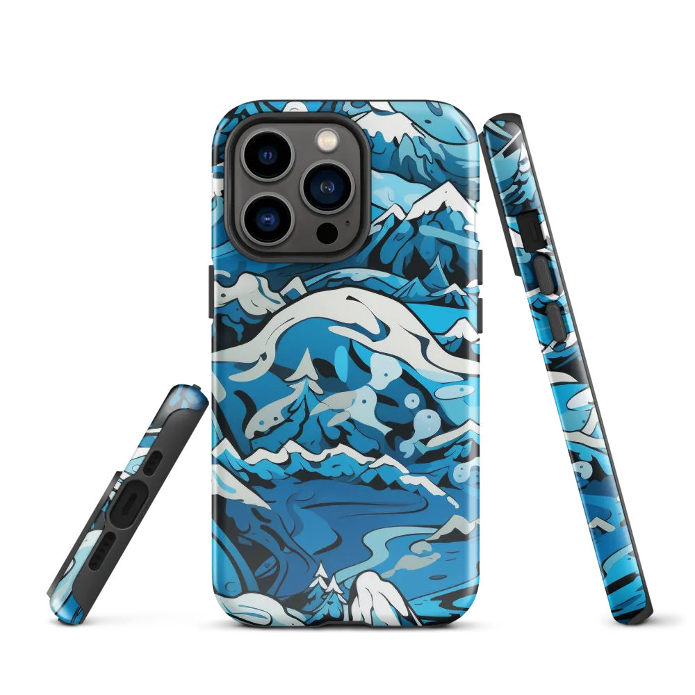 Frozen Harmony: A Blue Mountain Odyssey