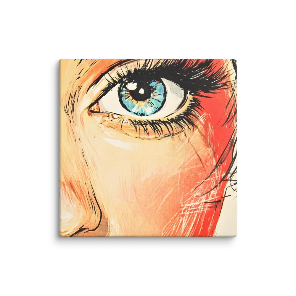 Gaze of Emotion | Canvas | 24″×24″