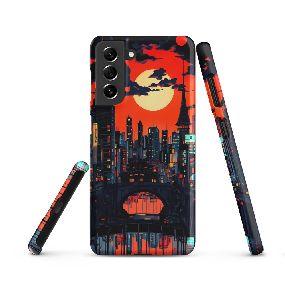 Nightfall in a Neon City