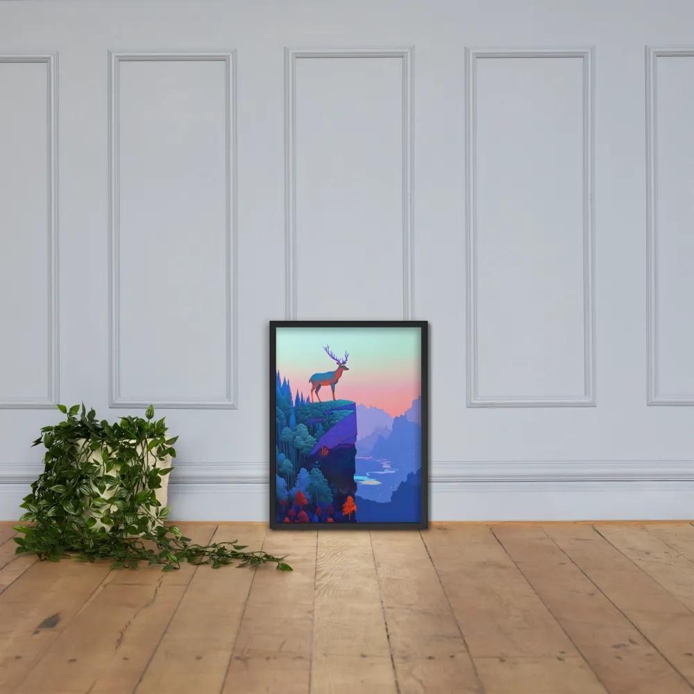 Majestic Refuge | Poster with Black Frame | 18″×24″