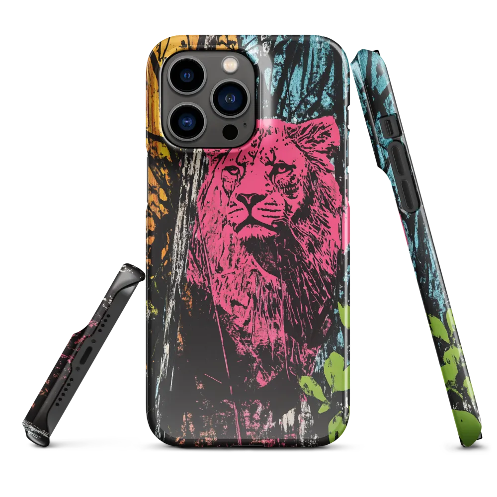 Fierce Vibrance: The Pink Lion