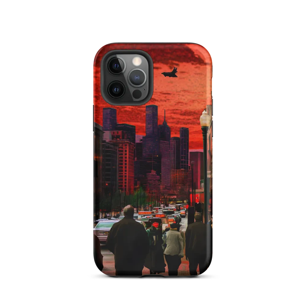 Urban Reverie: Stratospheric Shadows | Phone Case |  12 Pro | Tough Case | Matte