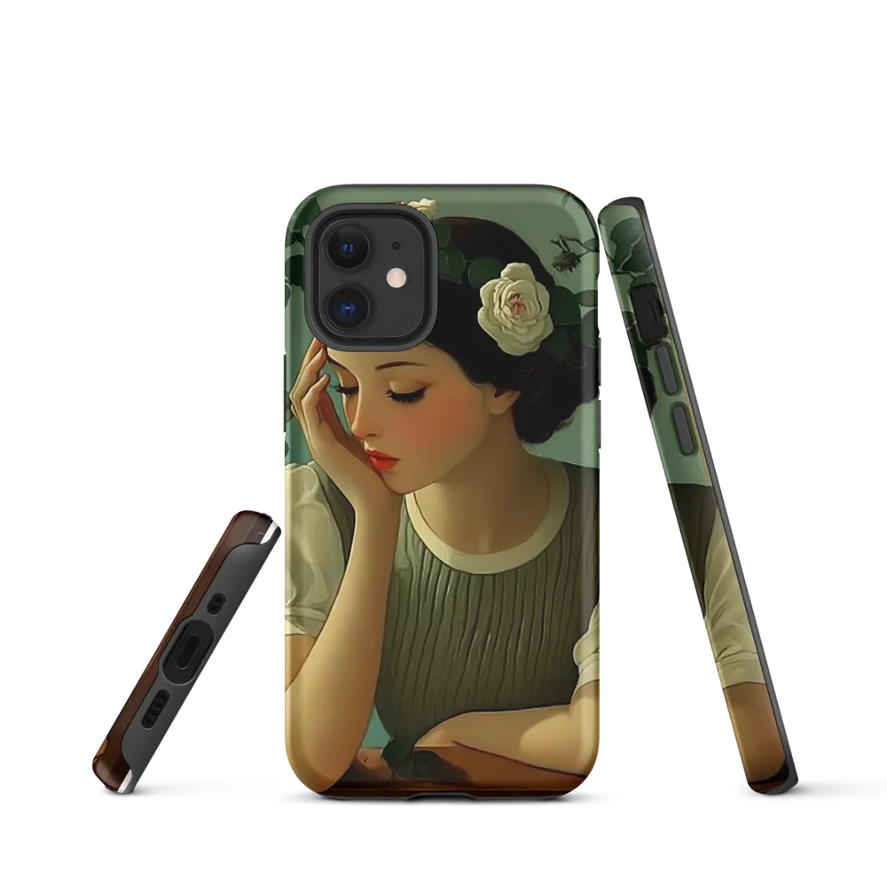 Whispers of Serenity | Phone Case |  12 mini | Tough Case | Matte