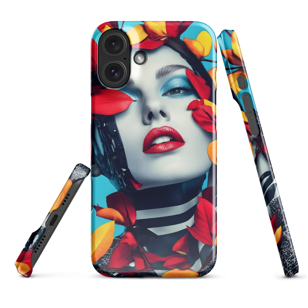 Futuristic Fusion: Nature Meets Technology | Phone Case |  16 Plus | Snap Case | Glossy