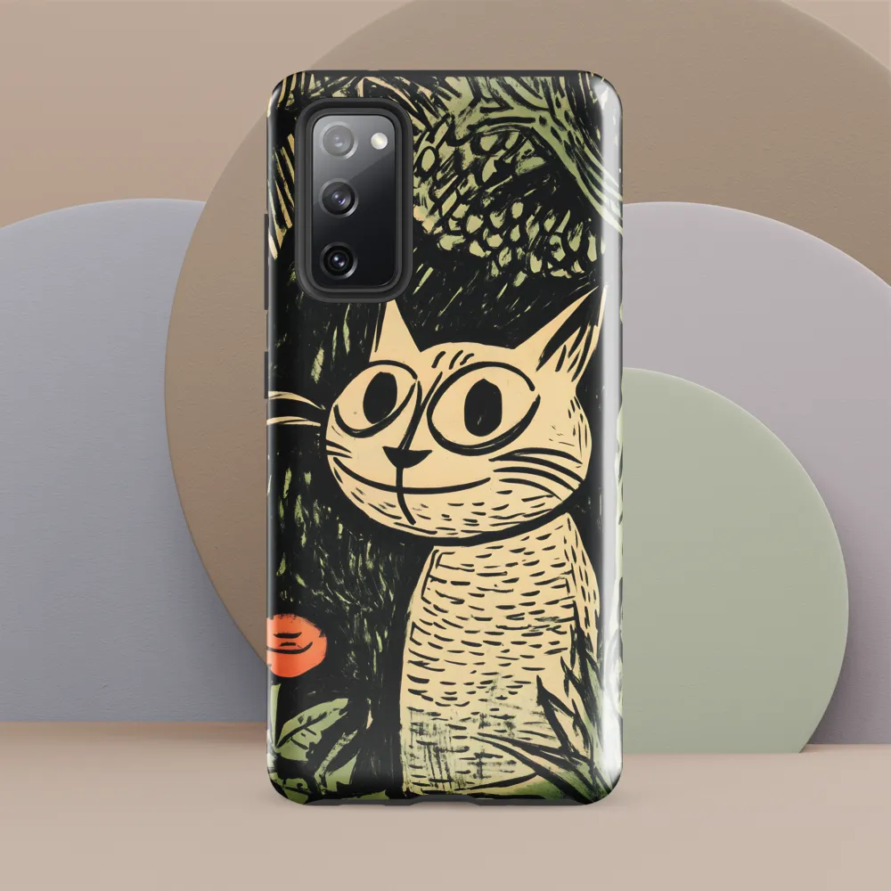 Whimsical Cat in the Forest