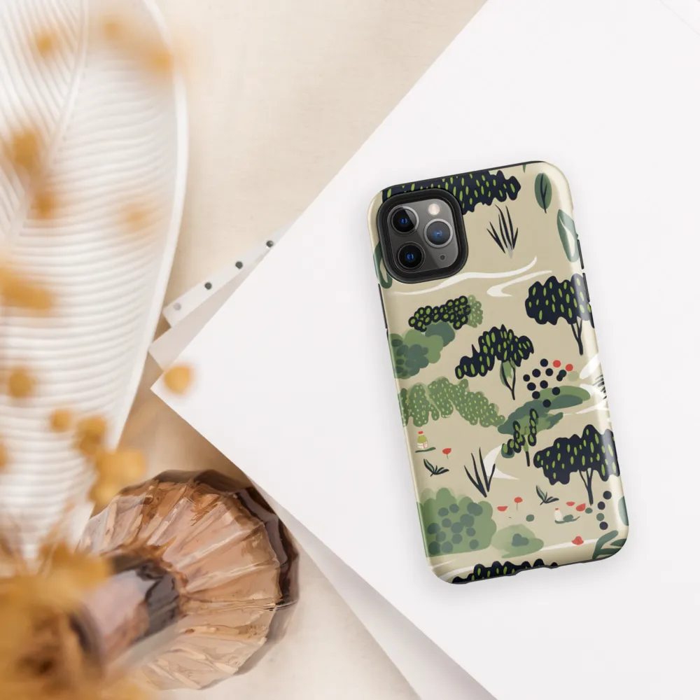 Harmony in Nature: A Whimsical Tapestry | Phone Case |  11 Pro Max | Tough Case | Glossy