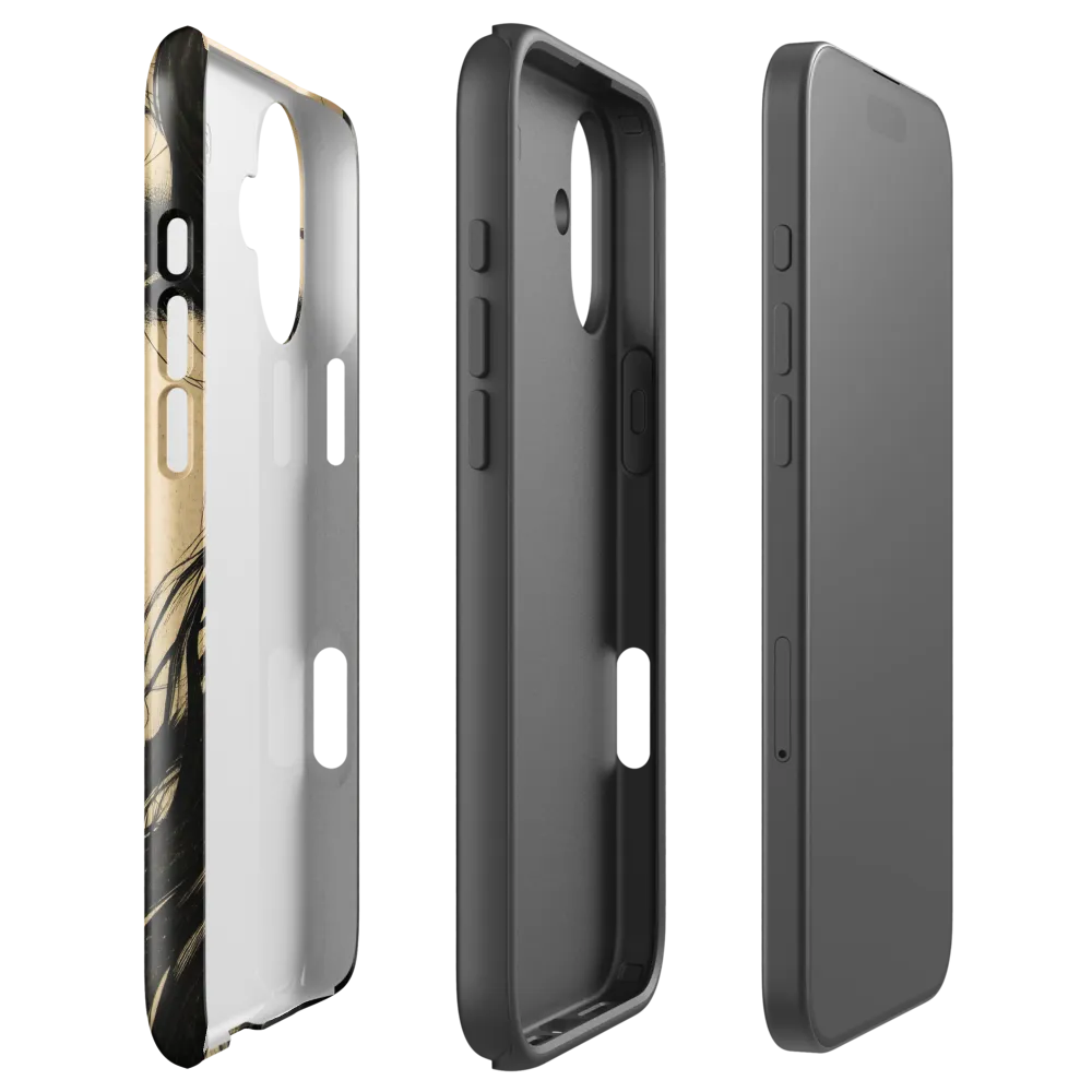 Enigmatic Gaze | Phone Case |  16 Plus | Tough Case | Glossy