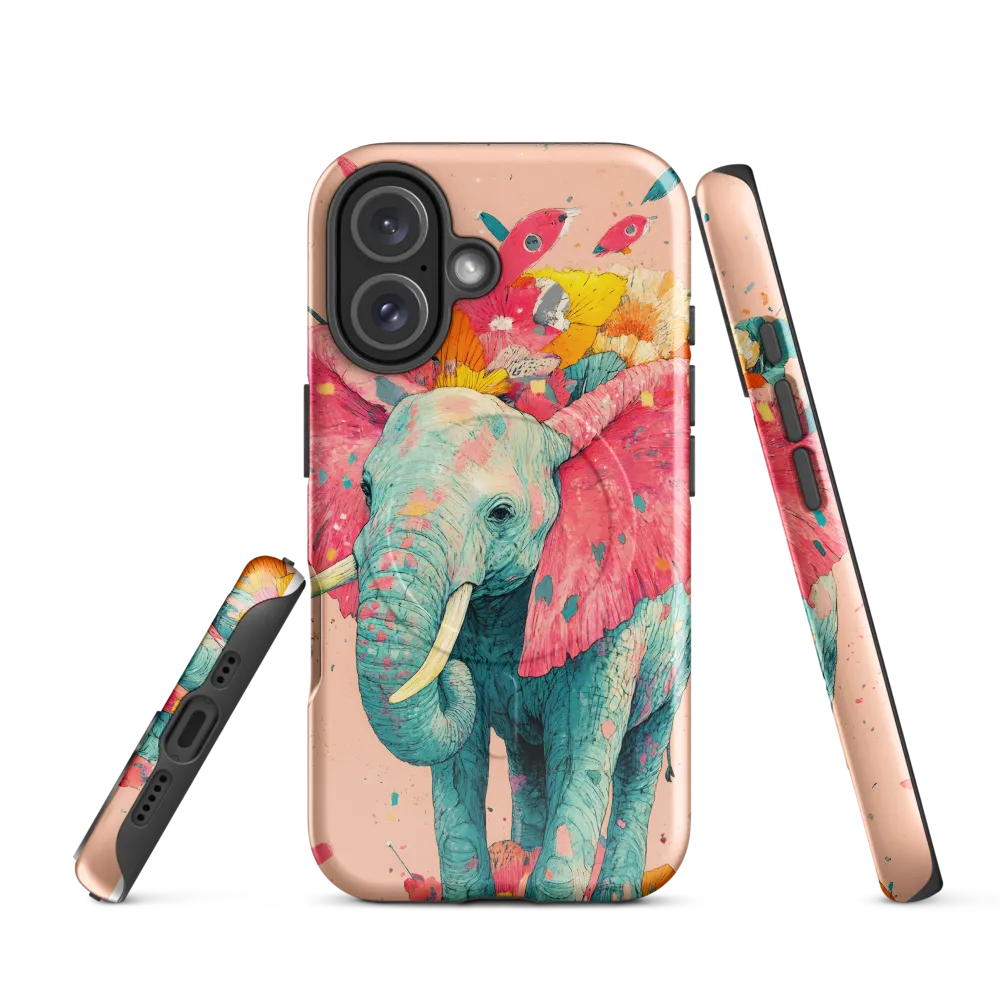 Whimsical Elegance: The Floral Elephant
