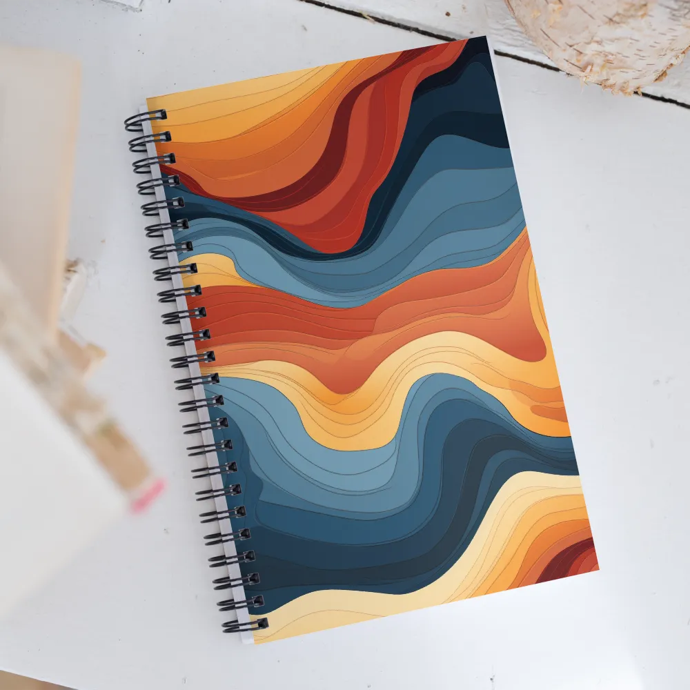 Fluid Harmony | Spiral Notebook