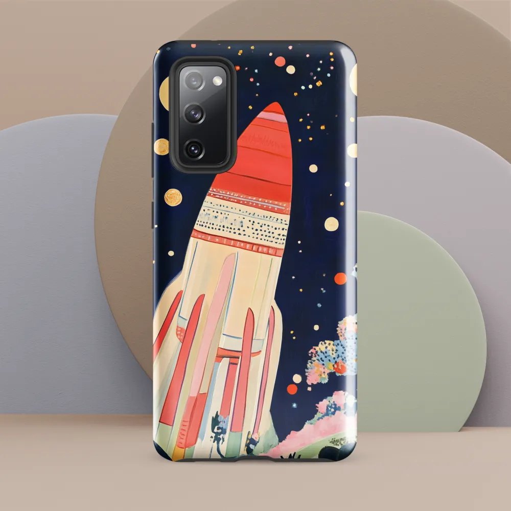 Cosmic Dreams: The Rocket's Journey