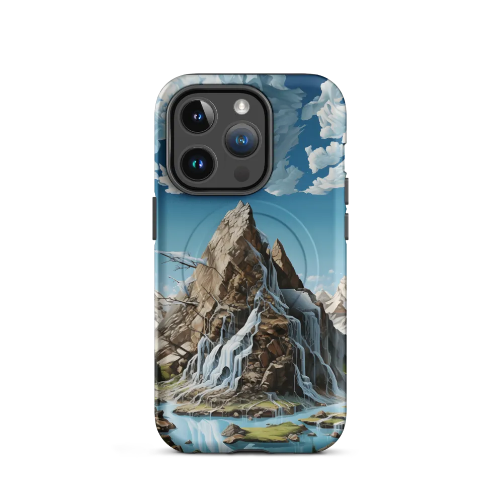 Majestic Cascade: A Mountain Masterpiece