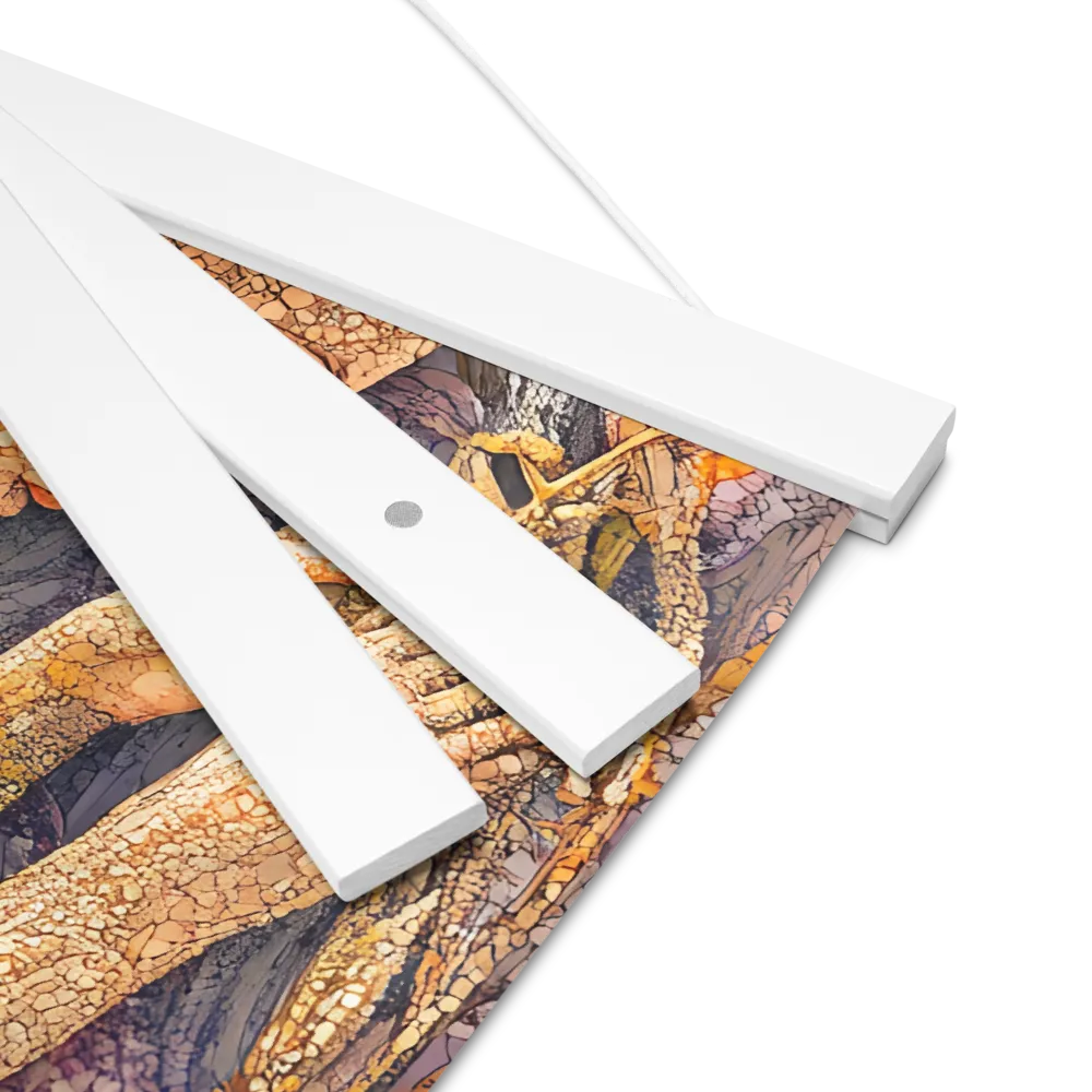 Whispers of the Frosted Meadow | Poster With White Wood Hanger | 16″×16″