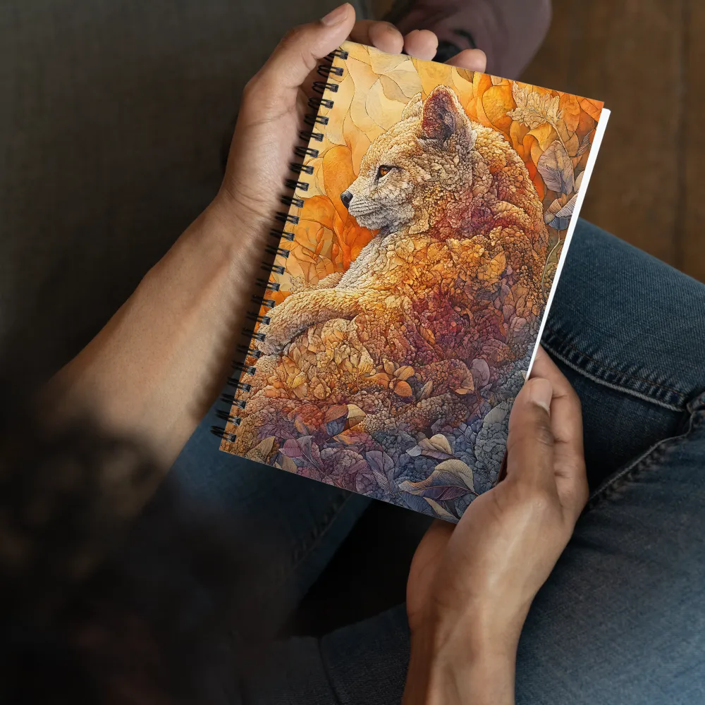 Whispers of the Forest: A Serene Fox | Spiral Notebook