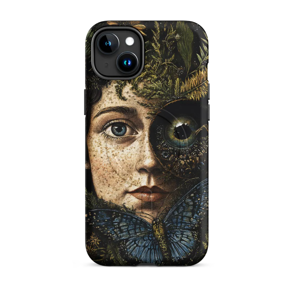 Nature's Embrace: A Surreal Portrait | Phone Case |  15 Plus | MagSafe® Tough Case | Matte