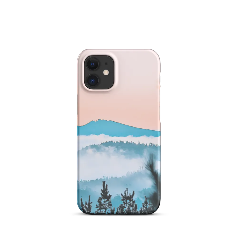 Tranquil Dawn Over Mountains | Phone Case |  12 Mini | Snap Case | Matte