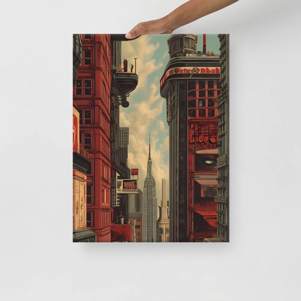 A Glimpse of Tomorrow: Urban Ambition | Canvas | 18″×24″