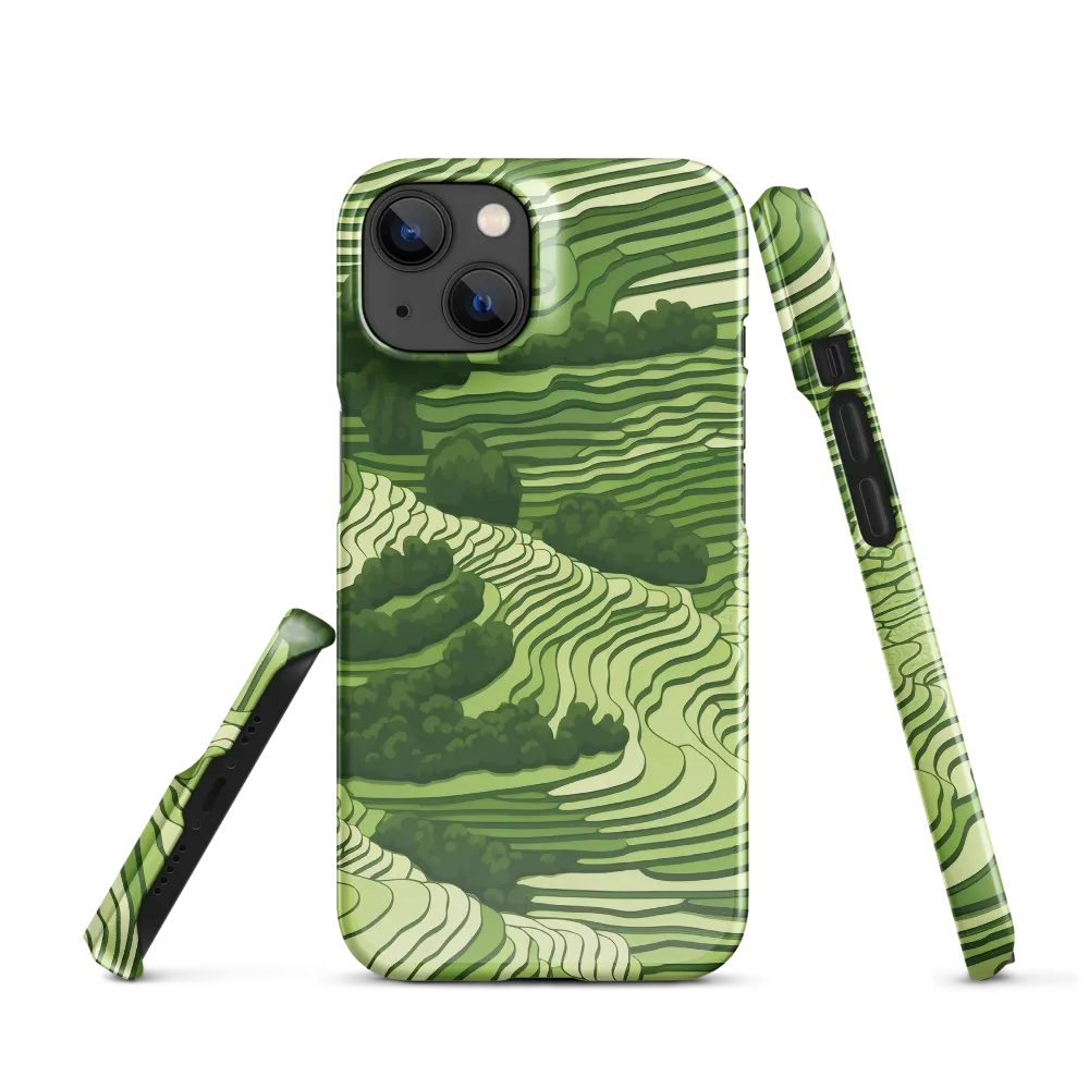 Waves of Green: An Abstract Landscape