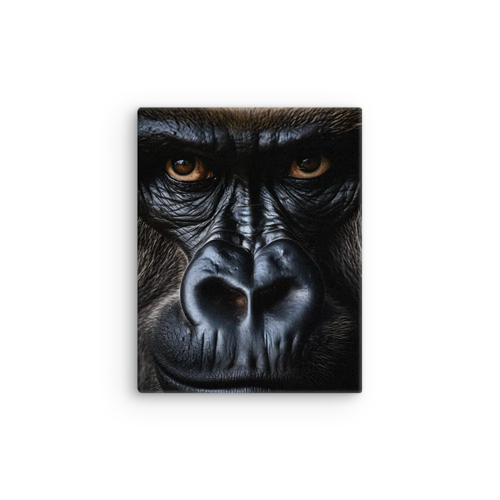 Gaze of the Wild: A Gorilla's Portrait