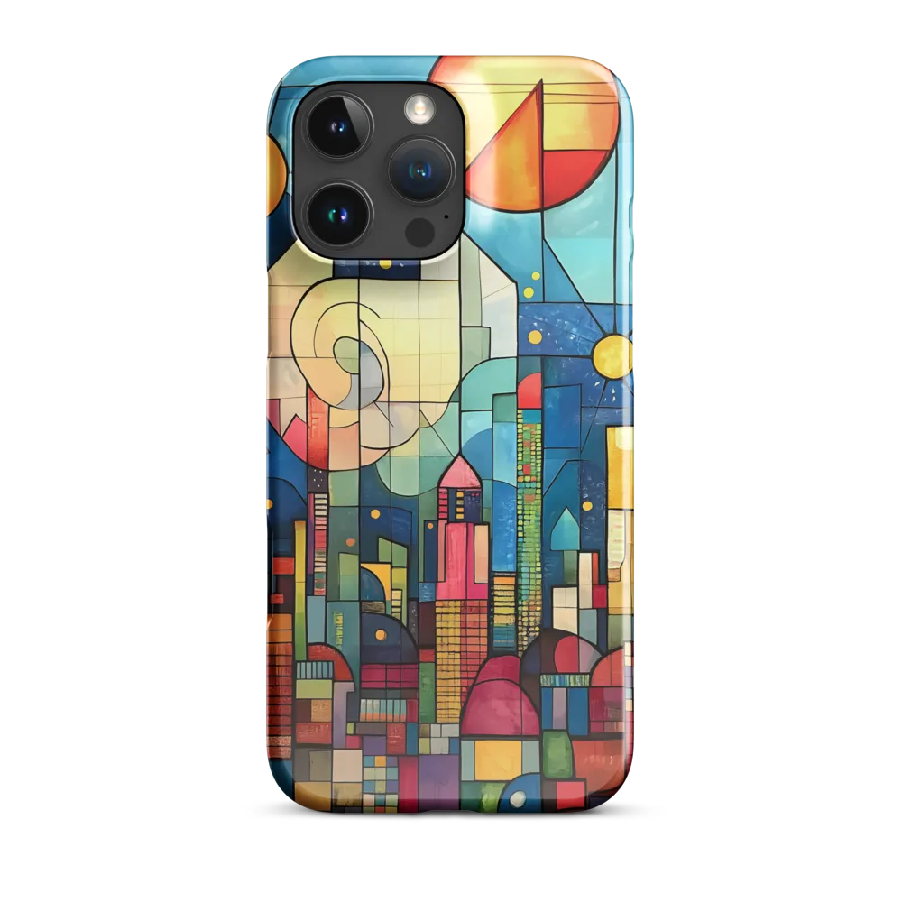 Geometric Harmony: A Vibrant Cityscape