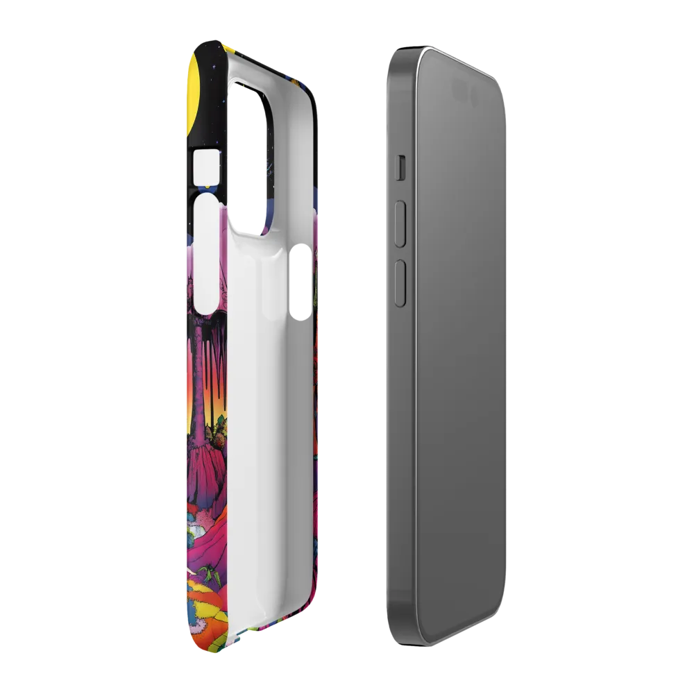Celestial Dreams: A Journey Through an Alien Landscape | Phone Case |  14 Pro | Snap Case | Matte