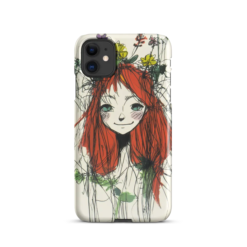 Whimsical Floral Portrait