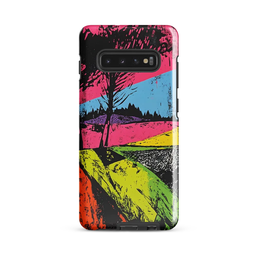 Vibrant Landscapes: An Abstract Interpretation | Phone Case |  S10 Plus | Tough Case | Glossy