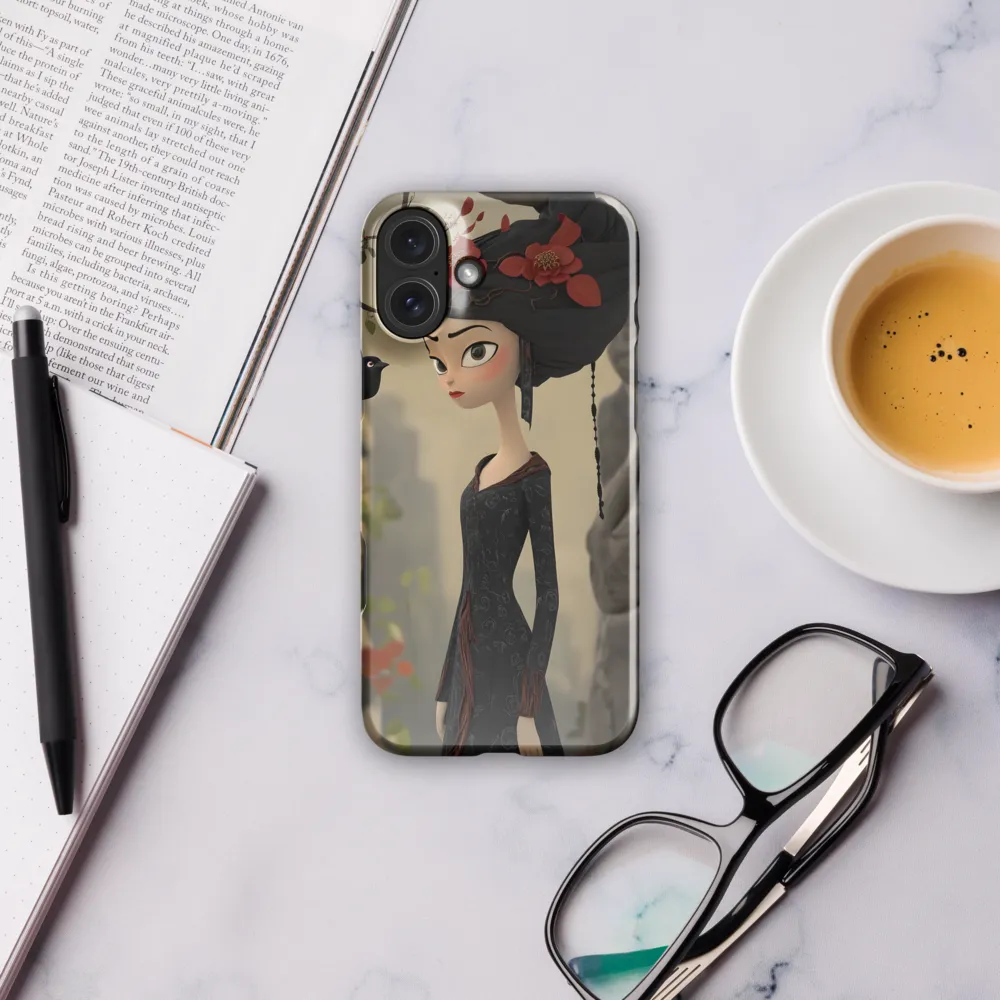 Whispers of Elegance | Phone Case |  16 Plus | Snap Case | Glossy