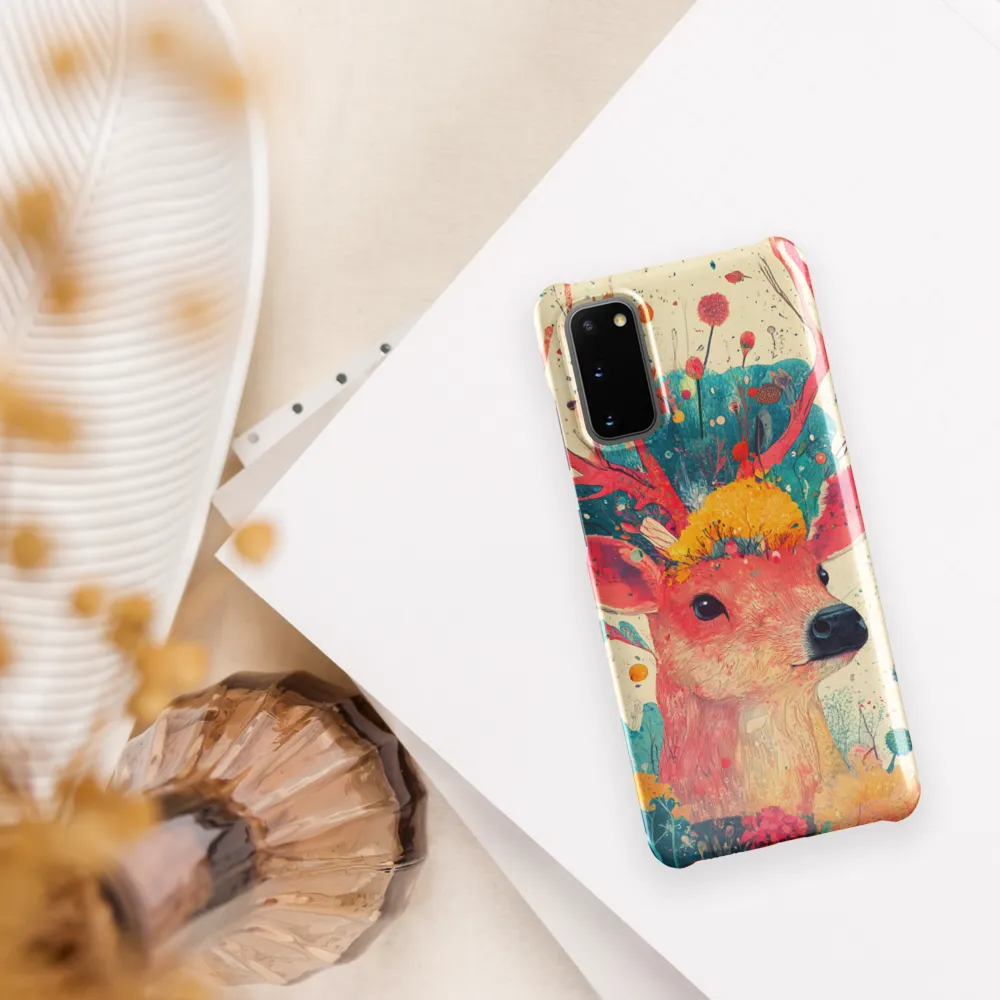 Whimsical Harmony: A Deer in Bloom