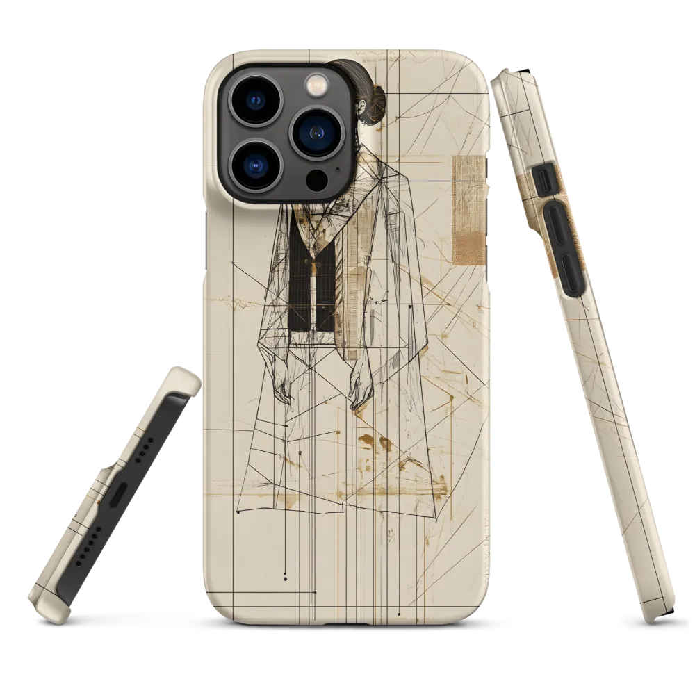 Elegance in Lines | Phone Case |  13 Pro Max | Snap Case | Matte