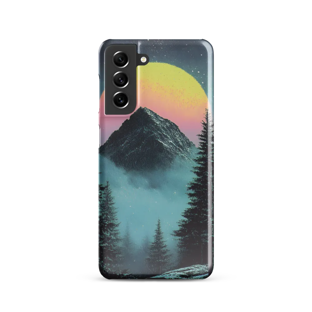 Ethereal Peaks Under Celestial Lights