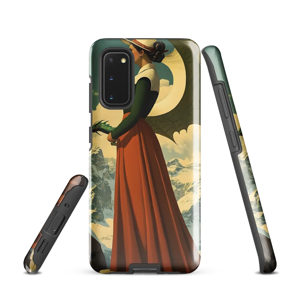 Mystic Harmony: The Dragon Keeper | Phone Case |  S20 | Tough Case | Glossy