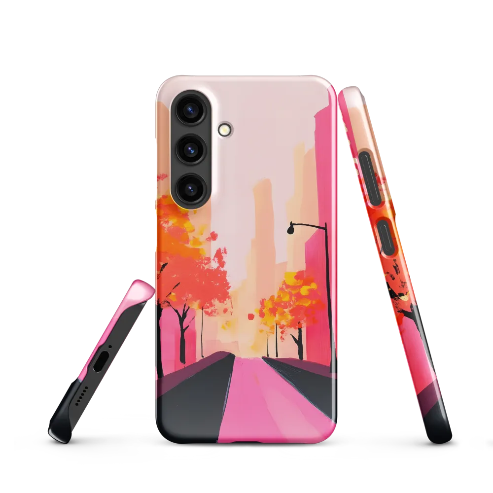 Autumn Serenity in the City | Phone Case |  S24 | Snap Case | Glossy