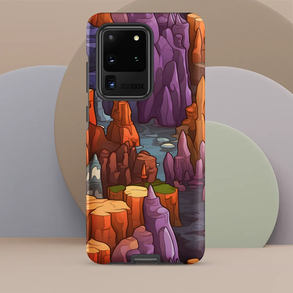 Vibrant Rockscape: A Digital Odyssey