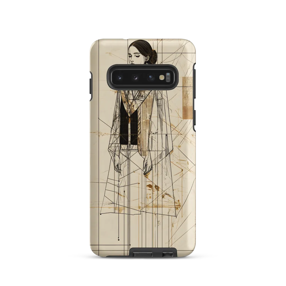 Elegance in Lines | Phone Case |  S10 | Tough Case | Matte