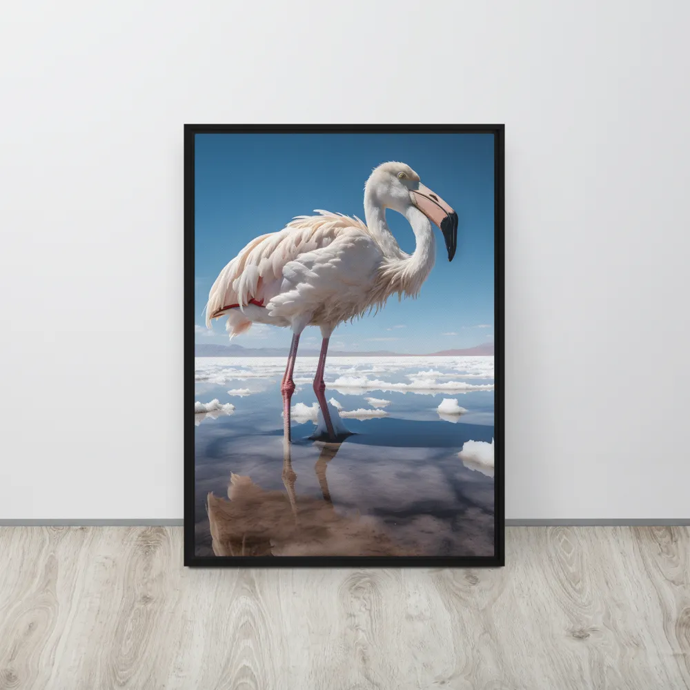 Graceful Solitude of a Flamingo