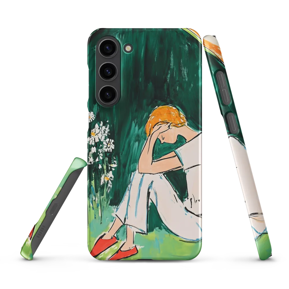 Silent Sorrow | Phone Case |  S23 Plus | Snap Case | Matte