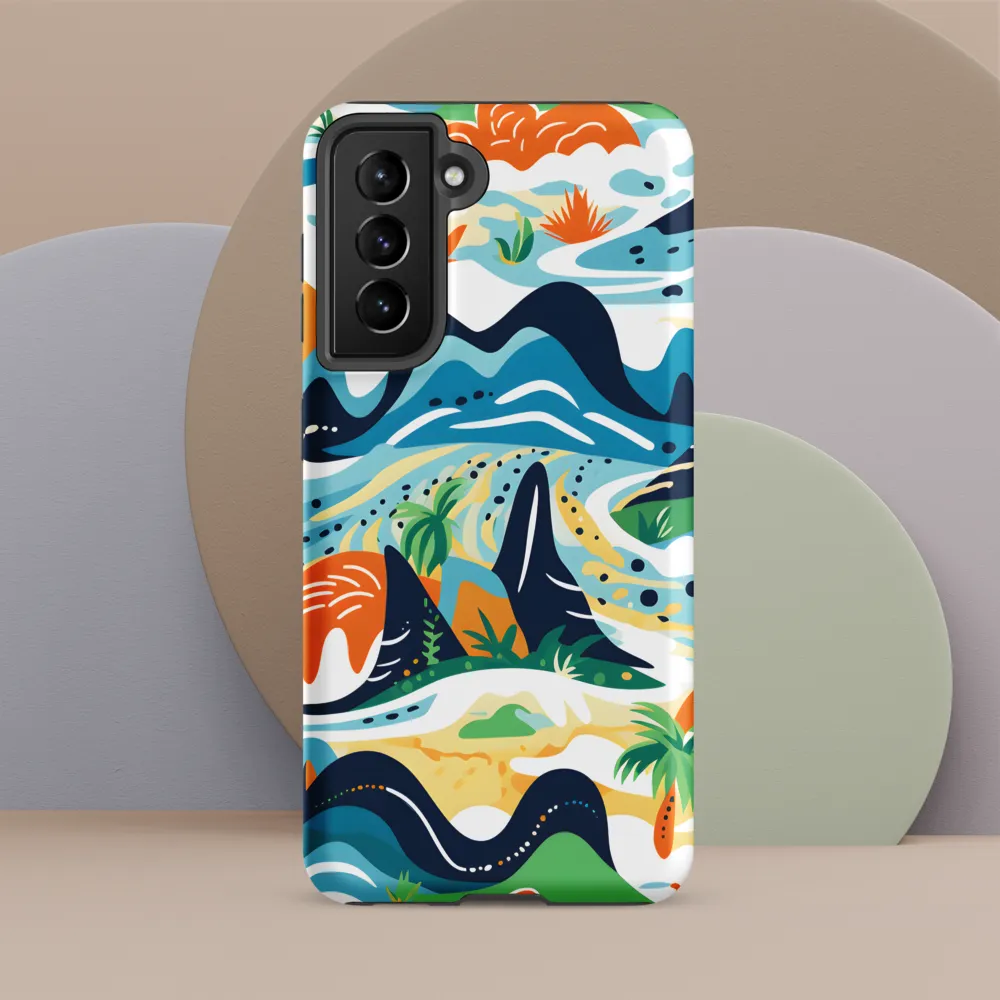 Abstract Tropical Landscape
