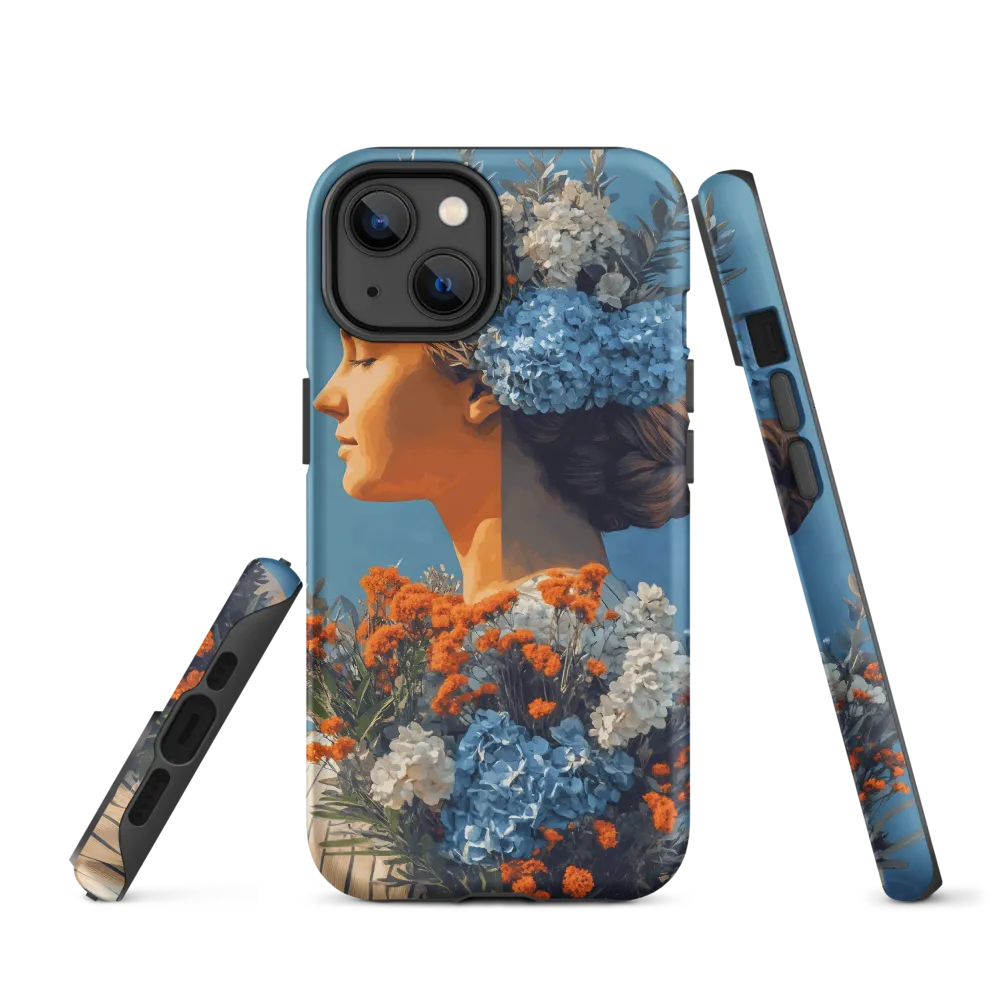 Floral Reverie: A Portrait of Serenity
