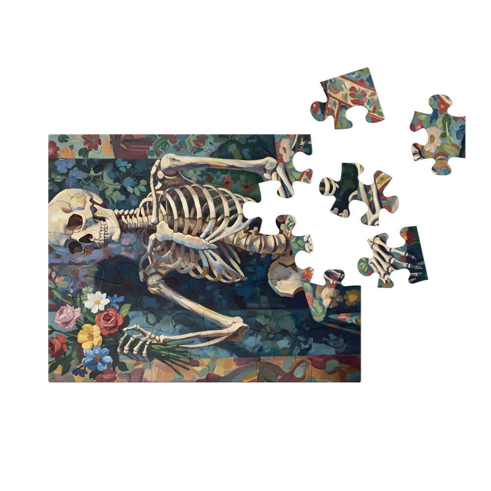 Bouquet for the Afterlife 
 Jigsaw Puzzle in Tin Box