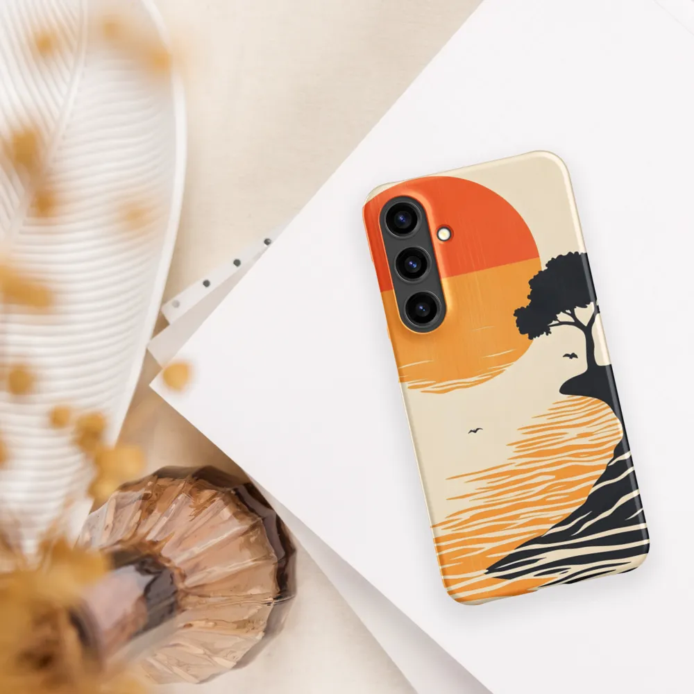 Serene Sunset | Phone Case |  S24 Plus | Snap Case | Matte