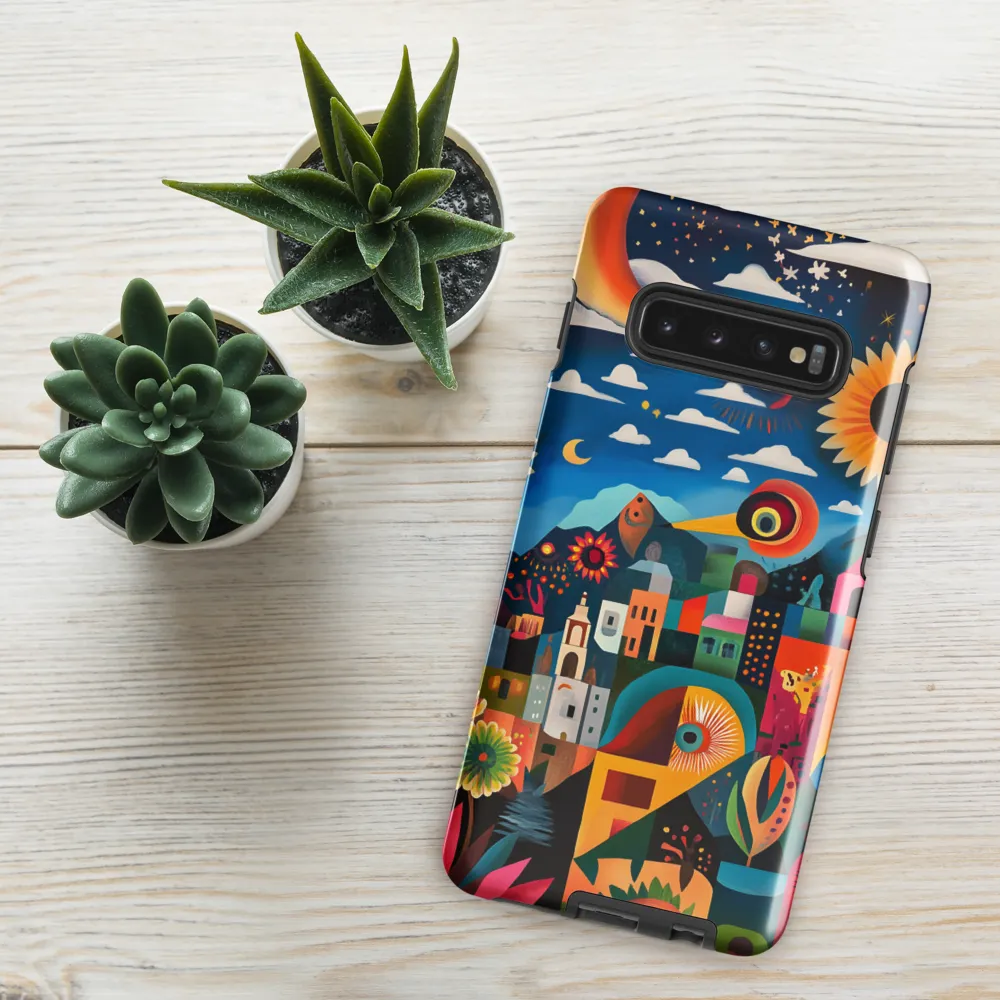 Whimsical Vibrance | Phone Case |  S10 Plus | Tough Case | Glossy