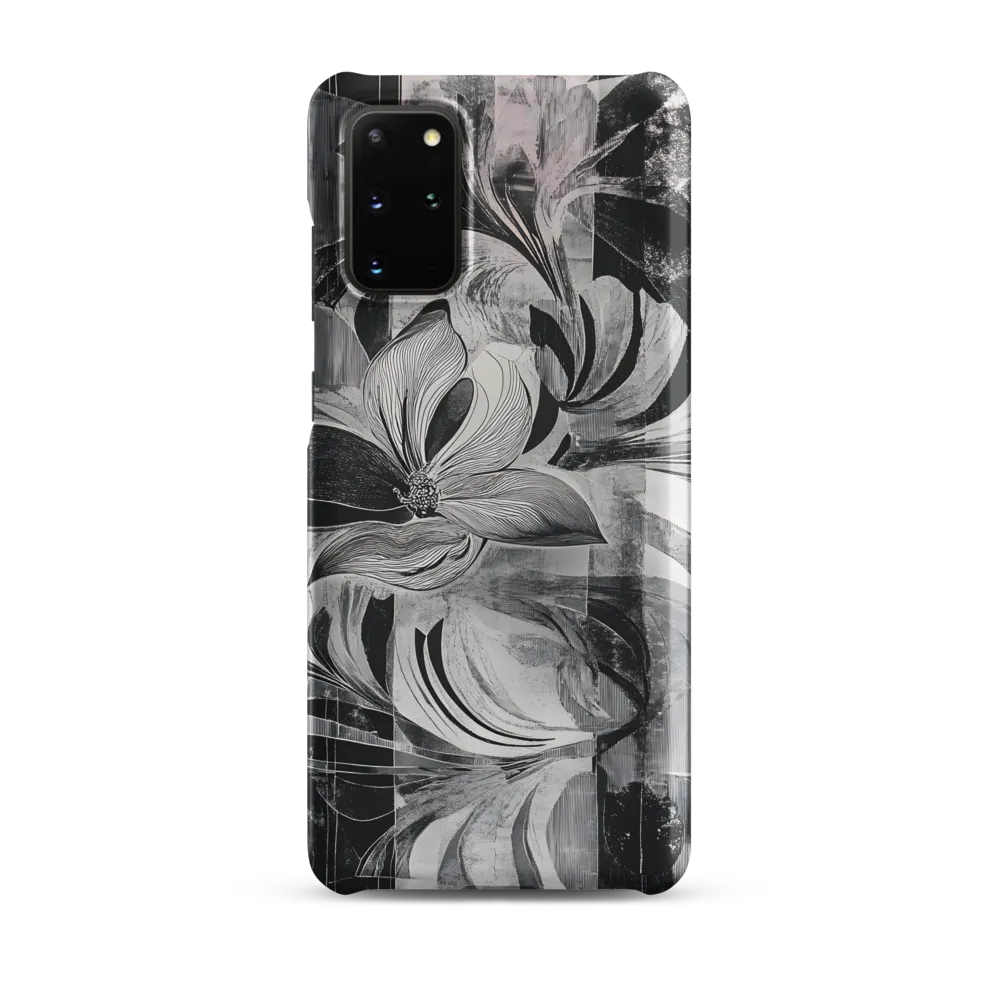 Floral Fusion in Monochrome