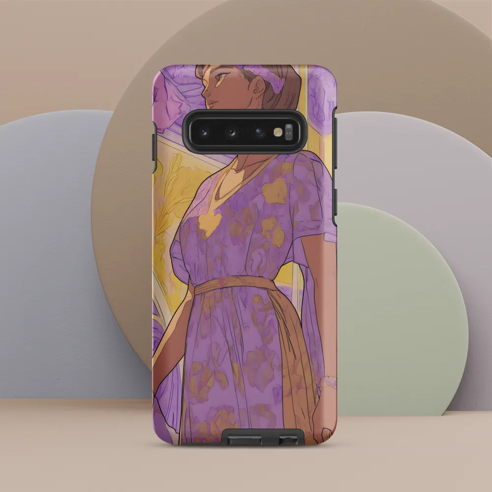 Elegance in Floral Harmony | Phone Case |  S10 | Tough Case | Matte