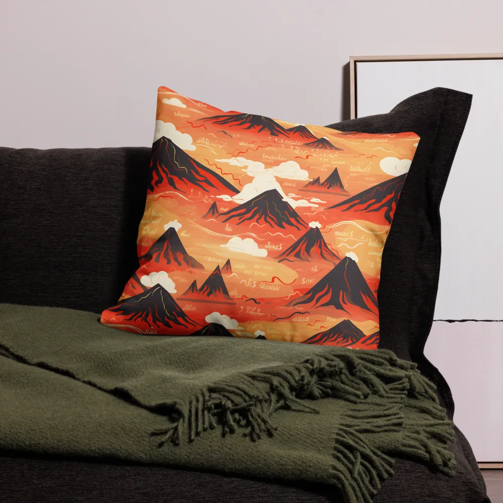 Whispers of the Volcano | Pillow | 22″×22″