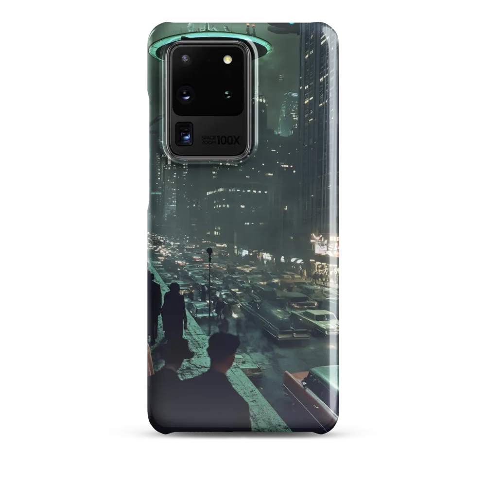 Mysterious Encounters in a Neon City | Phone Case |  S20 Ultra | Snap Case | Glossy
