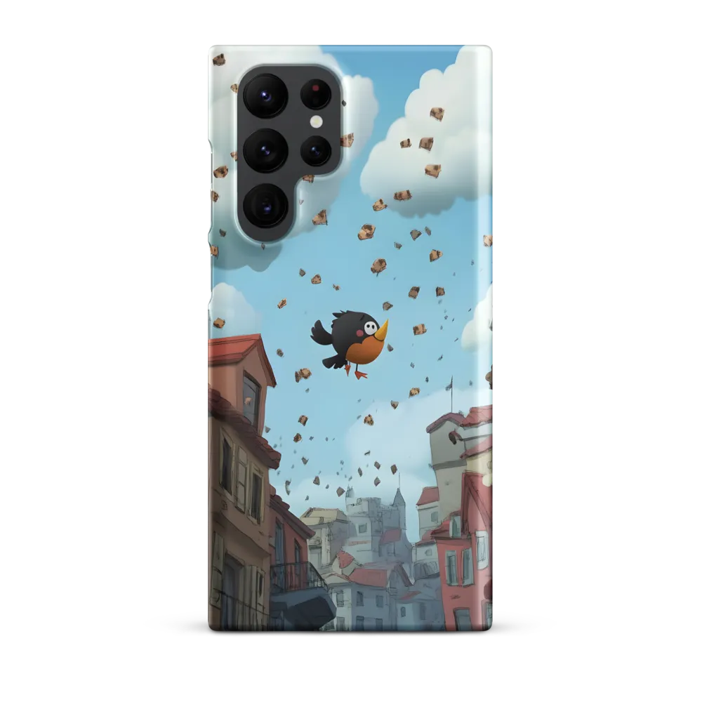 A Whimsical Flight Through Bread and Sky